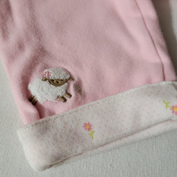 Gymboree Brand New Baby {Lamb} Up to 7 lbs. Used reversible pants. Located A21 - Picture 2 of 2